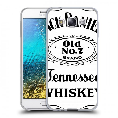 Дизайнерский пластиковый чехол для Samsung Galaxy E5 Jack Daniels