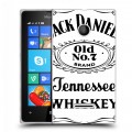 Дизайнерский пластиковый чехол для Microsoft Lumia 435 Jack Daniels