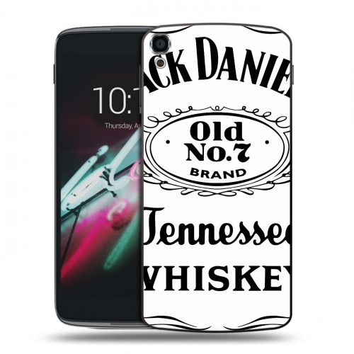 Дизайнерский пластиковый чехол для Alcatel One Touch Idol 3 (5.5) Jack Daniels