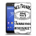 Дизайнерский пластиковый чехол для Sony Xperia E4g Jack Daniels