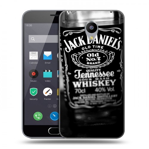 Дизайнерский пластиковый чехол для Meizu M2 Note Jack Daniels