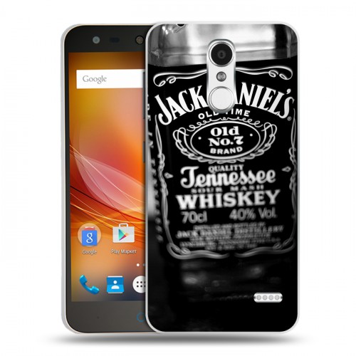 Дизайнерский пластиковый чехол для ZTE Blade X5 Jack Daniels