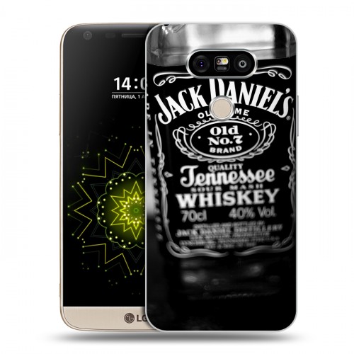 Дизайнерский пластиковый чехол для LG G5 Jack Daniels