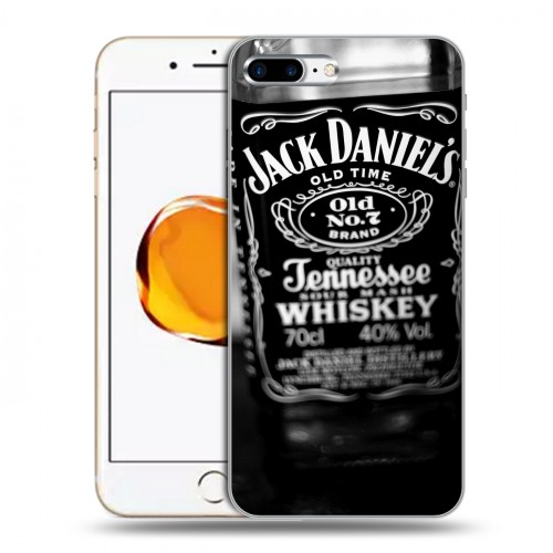 Дизайнерский пластиковый чехол для Iphone 7 Plus / 8 Plus Jack Daniels