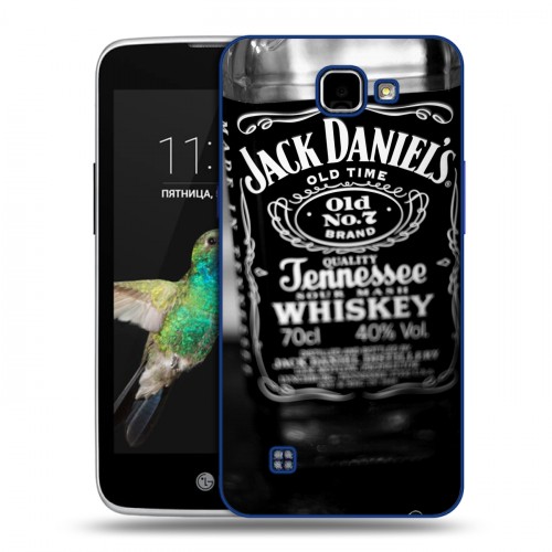 Дизайнерский пластиковый чехол для LG K4 Jack Daniels