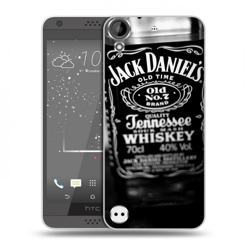 Дизайнерский пластиковый чехол для HTC Desire 530 Jack Daniels