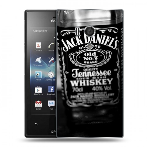 Дизайнерский пластиковый чехол для Sony Xperia acro S Jack Daniels