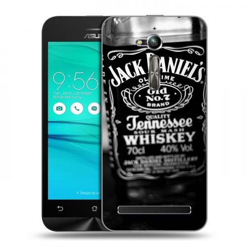 Дизайнерский пластиковый чехол для ASUS ZenFone Go ZB500KL Jack Daniels
