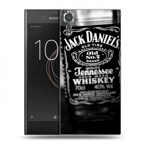 Дизайнерский пластиковый чехол для Sony Xperia XZs Jack Daniels