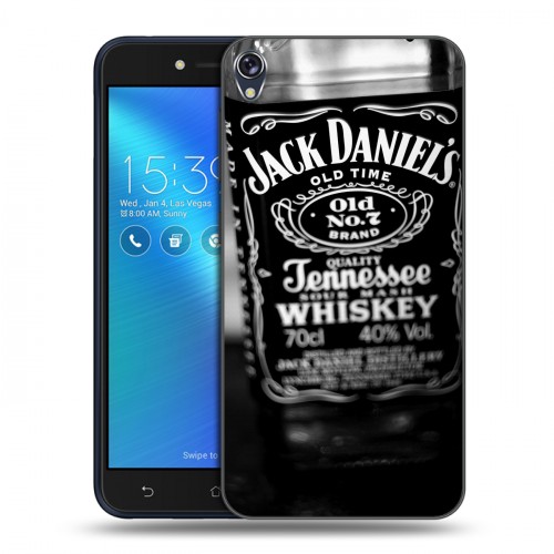 Дизайнерский силиконовый чехол для Asus ZenFone Live Jack Daniels