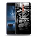 Дизайнерский пластиковый чехол для Nokia 8 Jack Daniels