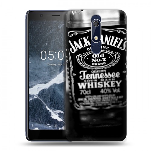 Дизайнерский пластиковый чехол для Nokia 5.1 Jack Daniels