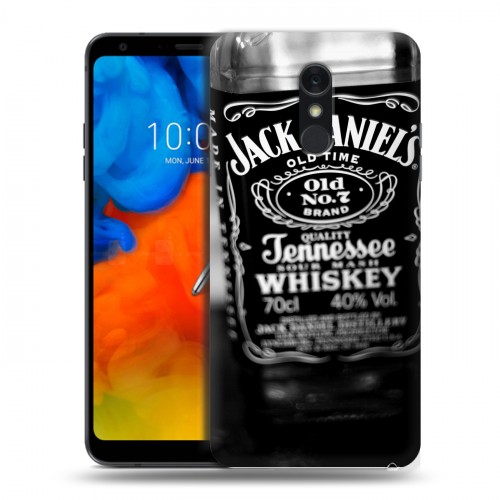 Дизайнерский пластиковый чехол для LG Q Stylus Jack Daniels