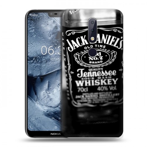 Дизайнерский пластиковый чехол для Nokia 6.1 Plus Jack Daniels