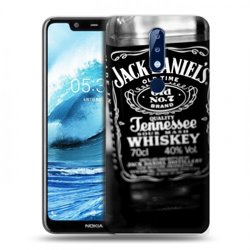 Дизайнерский силиконовый чехол для Nokia 5.1 Plus Jack Daniels