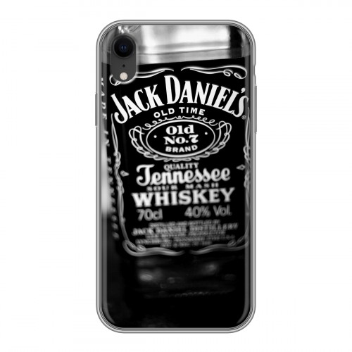 Дизайнерский силиконовый чехол для Iphone Xr Jack Daniels