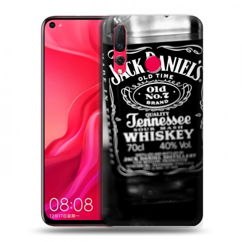 Дизайнерский пластиковый чехол для Huawei Nova 4 Jack Daniels