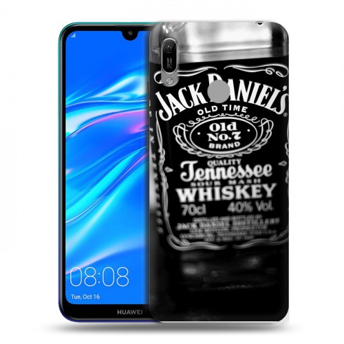 Дизайнерский пластиковый чехол для Huawei Y6 (2019) Jack Daniels