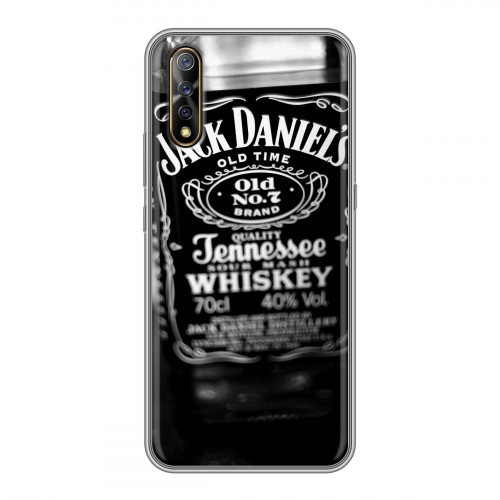 Дизайнерский силиконовый с усиленными углами чехол для Vivo V17 Neo Jack Daniels