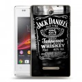 Дизайнерский пластиковый чехол для Sony Xperia E Jack Daniels