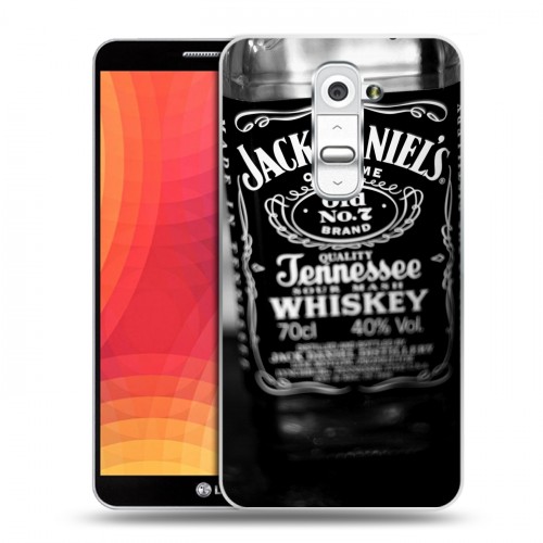 Дизайнерский пластиковый чехол для LG Optimus G2 Jack Daniels