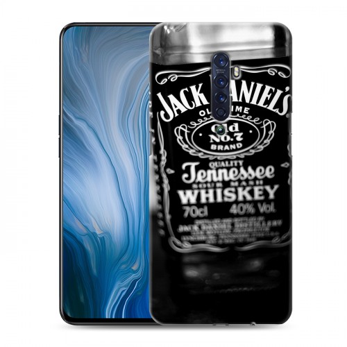 Дизайнерский пластиковый чехол для OPPO Reno2 Z Jack Daniels