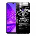 Дизайнерский силиконовый чехол для Realme 5 Jack Daniels