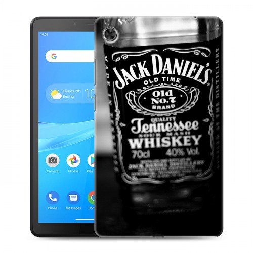 Дизайнерский силиконовый чехол для Lenovo Tab M7 Jack Daniels