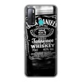 Дизайнерский силиконовый с усиленными углами чехол для Tecno Pouvoir 4 Jack Daniels