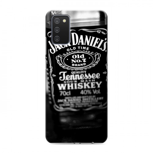 Дизайнерский пластиковый чехол для Samsung Galaxy A02s Jack Daniels