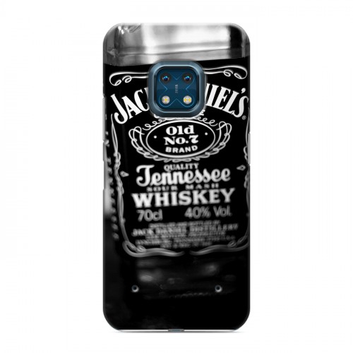 Дизайнерский силиконовый с усиленными углами чехол для Nokia XR20 Jack Daniels