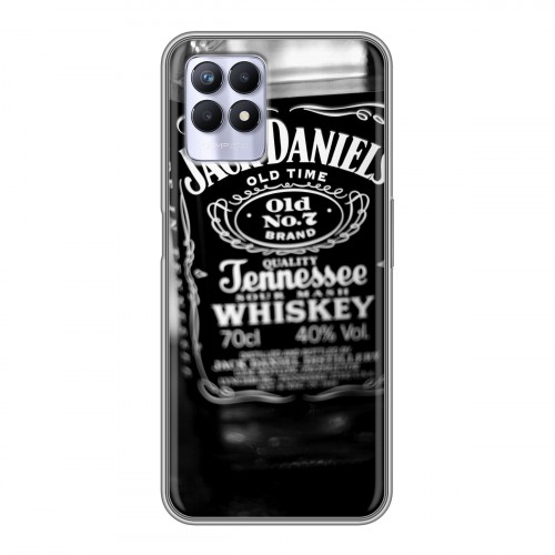 Дизайнерский силиконовый чехол для Realme 8i Jack Daniels