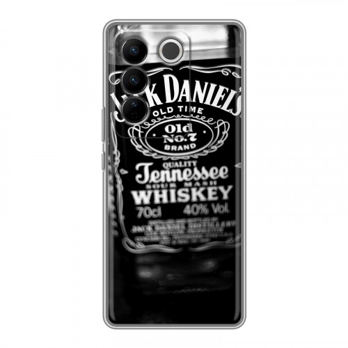 Дизайнерский силиконовый чехол для Vivo V27 Jack Daniels