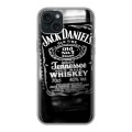 Дизайнерский силиконовый чехол для Iphone 15 Plus Jack Daniels