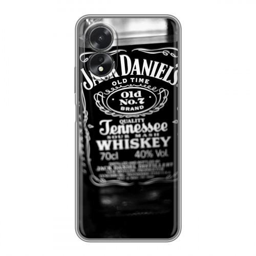 Дизайнерский силиконовый чехол для OPPO A38 4G Jack Daniels