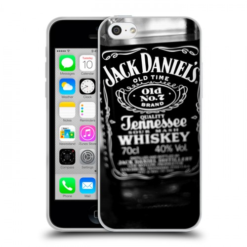 Дизайнерский пластиковый чехол для Iphone 5c Jack Daniels