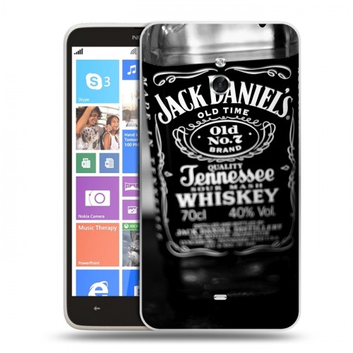 Дизайнерский пластиковый чехол для Nokia Lumia 1320 Jack Daniels