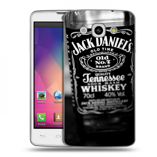 Дизайнерский пластиковый чехол для LG L60 Jack Daniels