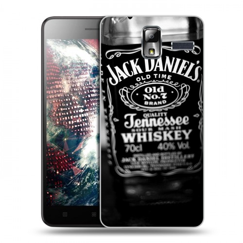 Дизайнерский силиконовый чехол для Lenovo S580 Ideaphone Jack Daniels