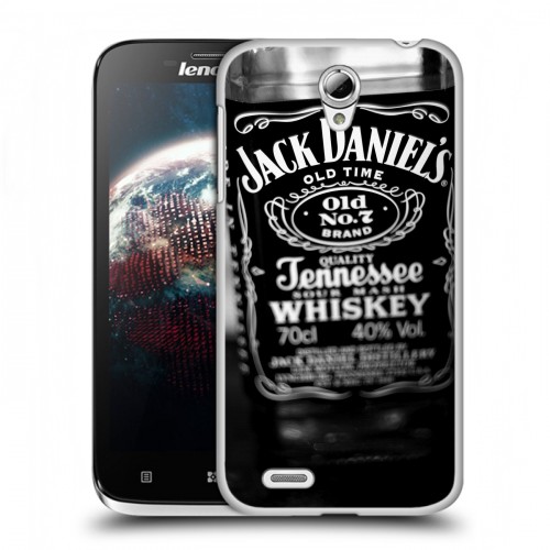 Дизайнерский пластиковый чехол для Lenovo A859 Ideaphone Jack Daniels