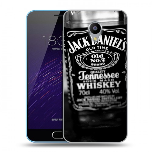 Дизайнерский пластиковый чехол для Meizu M1 Jack Daniels