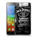 Дизайнерский пластиковый чехол для Lenovo A6000 Jack Daniels