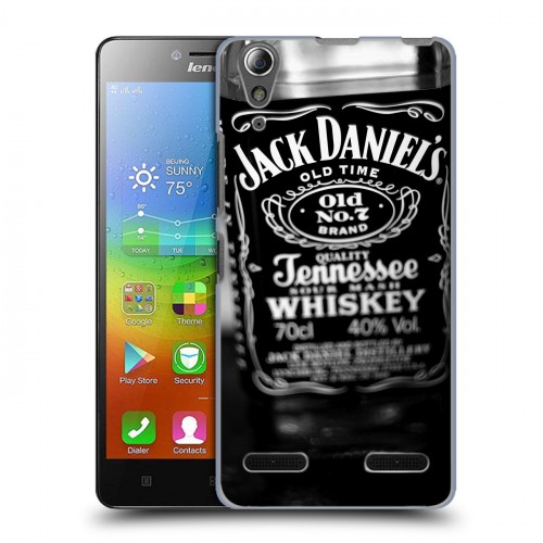 Дизайнерский пластиковый чехол для Lenovo A6000 Jack Daniels