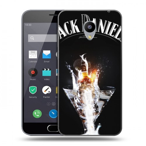 Дизайнерский пластиковый чехол для Meizu M2 Note Jack Daniels