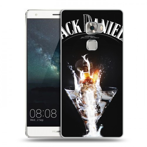 Дизайнерский пластиковый чехол для Huawei Mate S Jack Daniels