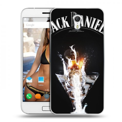 Дизайнерский силиконовый чехол для ZUK Z1 Jack Daniels