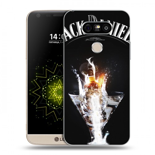 Дизайнерский пластиковый чехол для LG G5 Jack Daniels