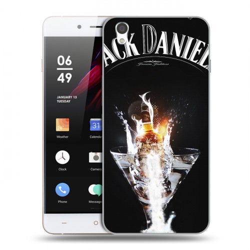 Дизайнерский пластиковый чехол для OnePlus X Jack Daniels