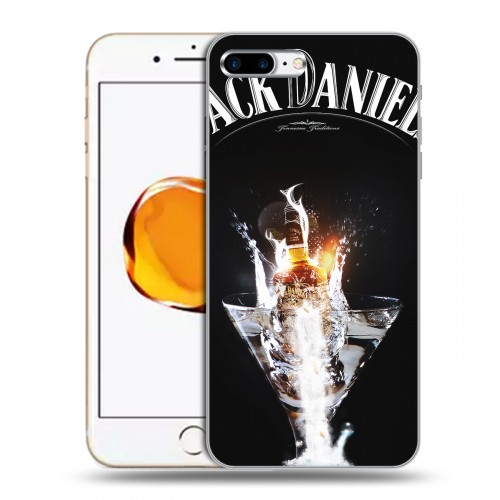 Дизайнерский пластиковый чехол для Iphone 7 Plus / 8 Plus Jack Daniels