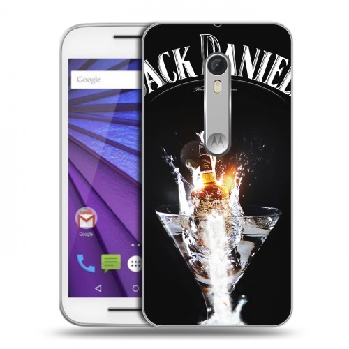 Дизайнерский пластиковый чехол для Lenovo Moto G Jack Daniels